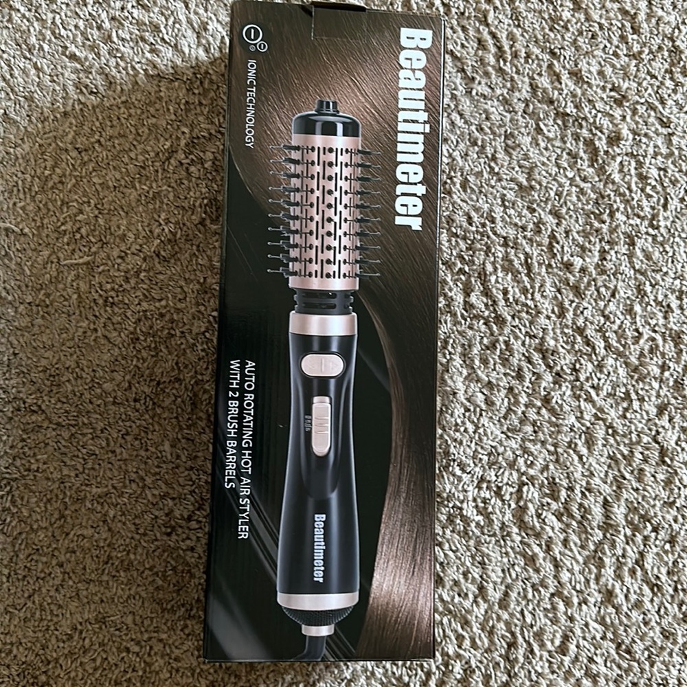 Beautimeter Hair Dryer Brush, 3-in-1 Round Hot Air Spin Brush Kit